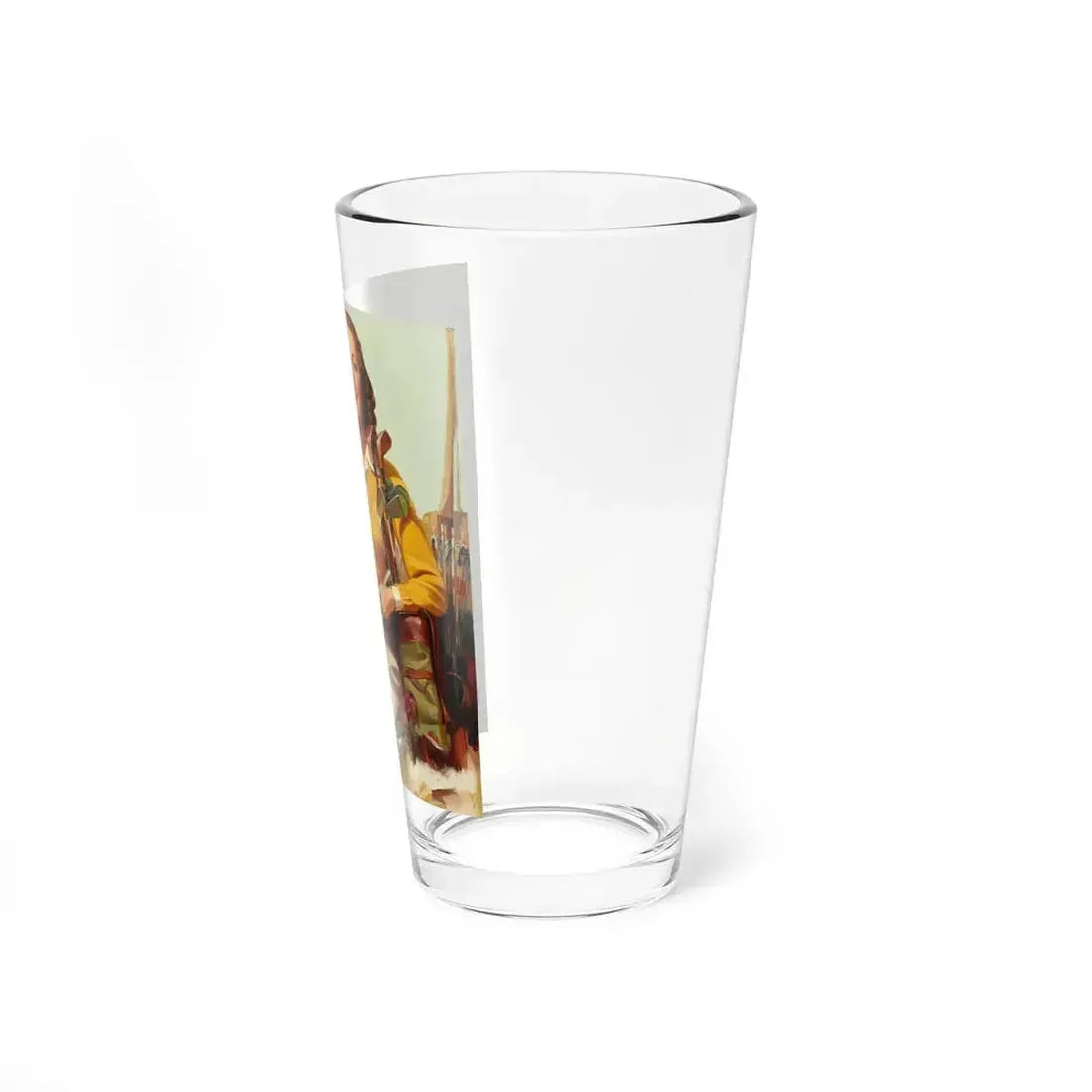 Attributed. Alka Seltzer ad illustration (Magazine Illustration) Pint Glass 16oz - Go Mug Yourself