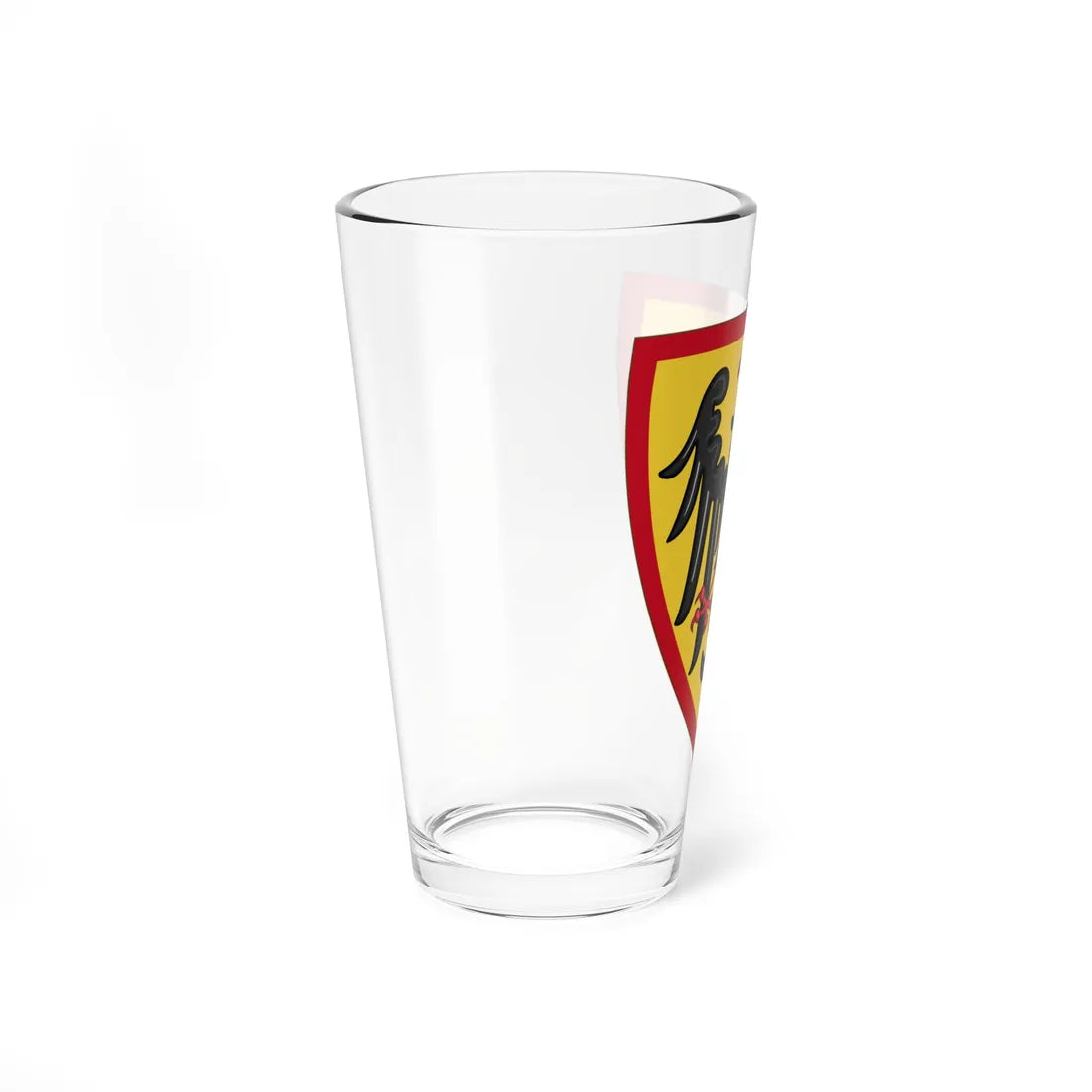 Attributed Coat and Shield of Arms of Henry VI Holy Roman Emperor Codex Manesse (Spain) (Coat of Arms) Pint Glass 16oz - Go Mug Yourself