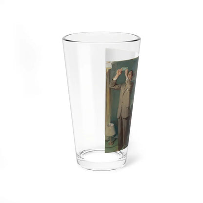 Attributed - Is it Counterfeit (Magazine Illustration) Pint Glass 16oz-Go Mug Yourself