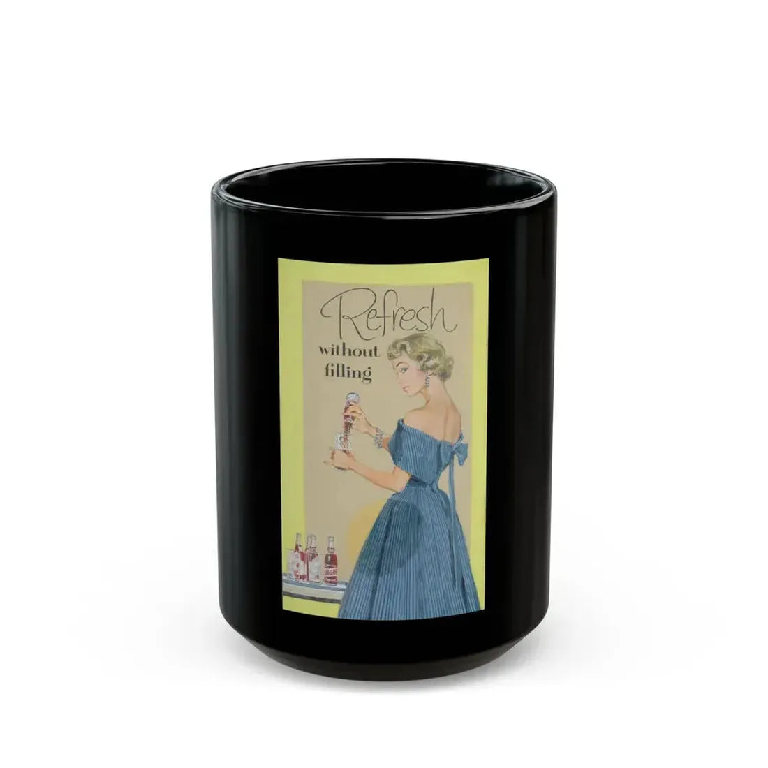 Attributed. Pepsi-Cola advertisement - Black Coffee Mug 15oz - Go Mug Yourself