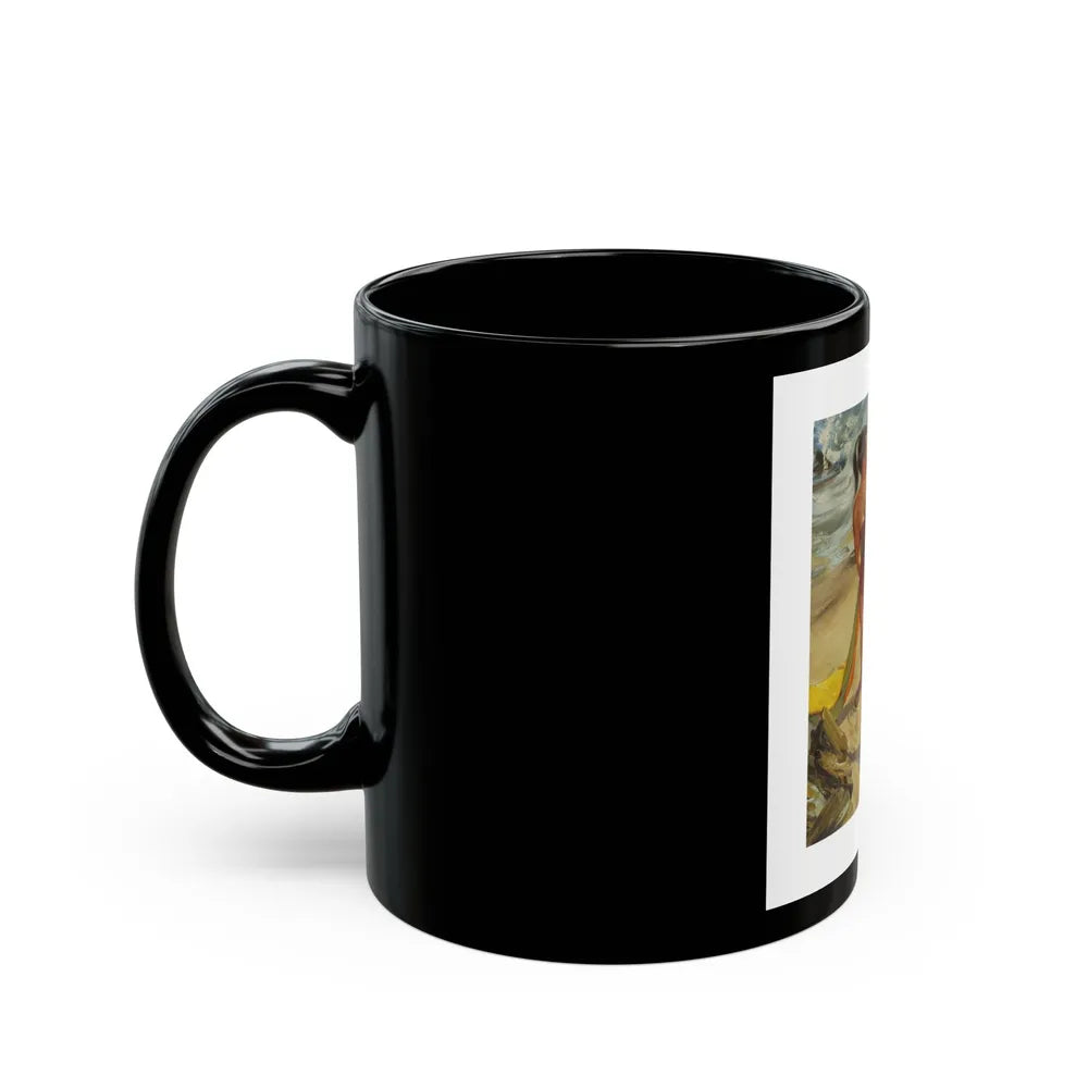 Attributed - Pin-up Glamour Art - Black Coffee Mug-Go Mug Yourself