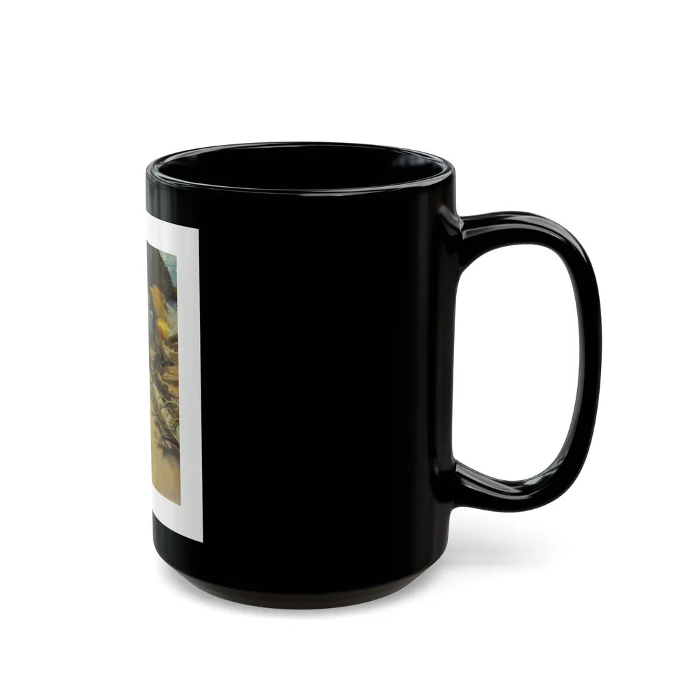 Attributed - Pin-up Glamour Art - Black Coffee Mug-Go Mug Yourself