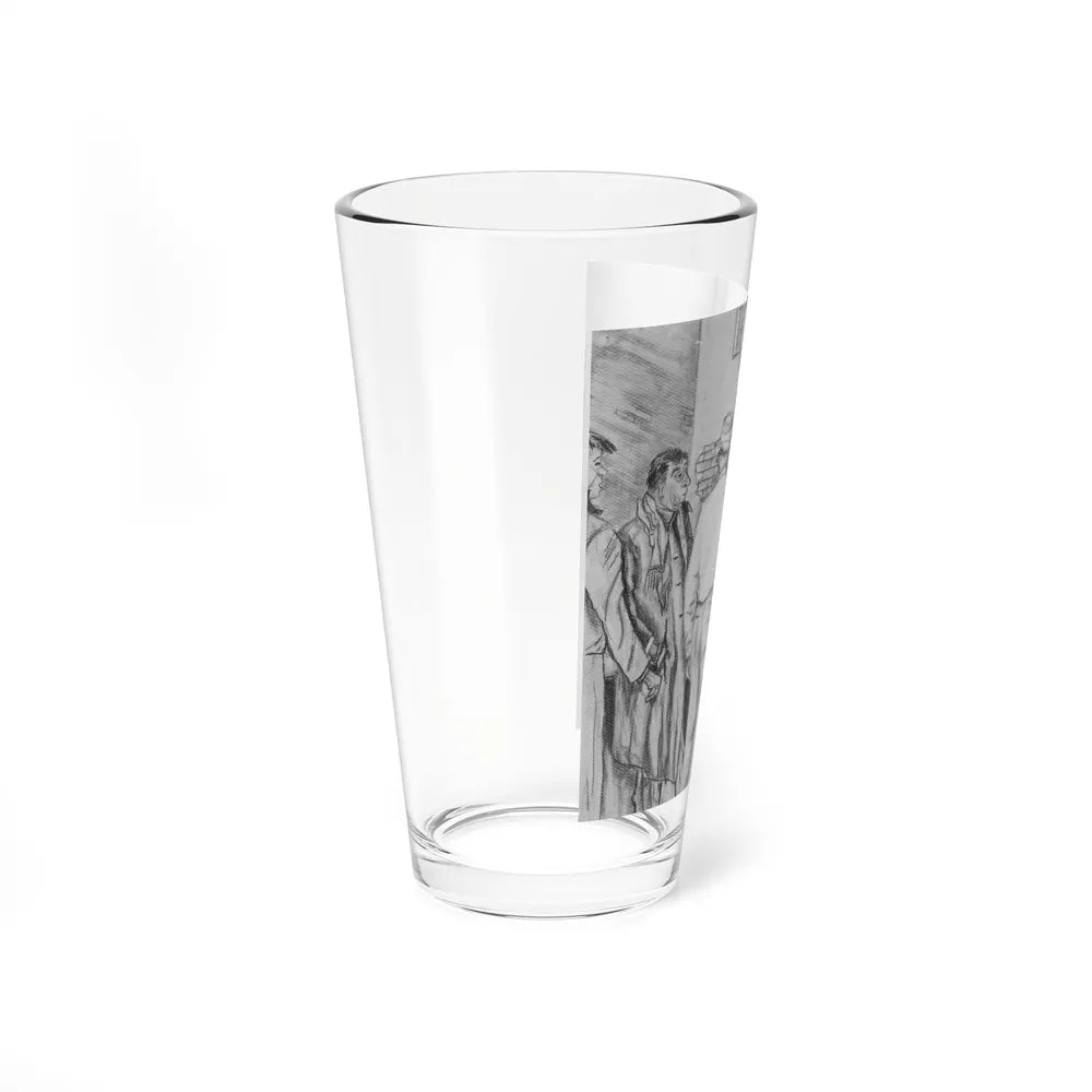 Attributed - The Greengate Bus Depot, 1958 (Magazine Illustration) Pint Glass 16oz-Go Mug Yourself