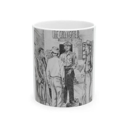 Attributed - The Greengate Bus Depot, 1958 - White Coffee Mug 11oz - Go Mug Yourself