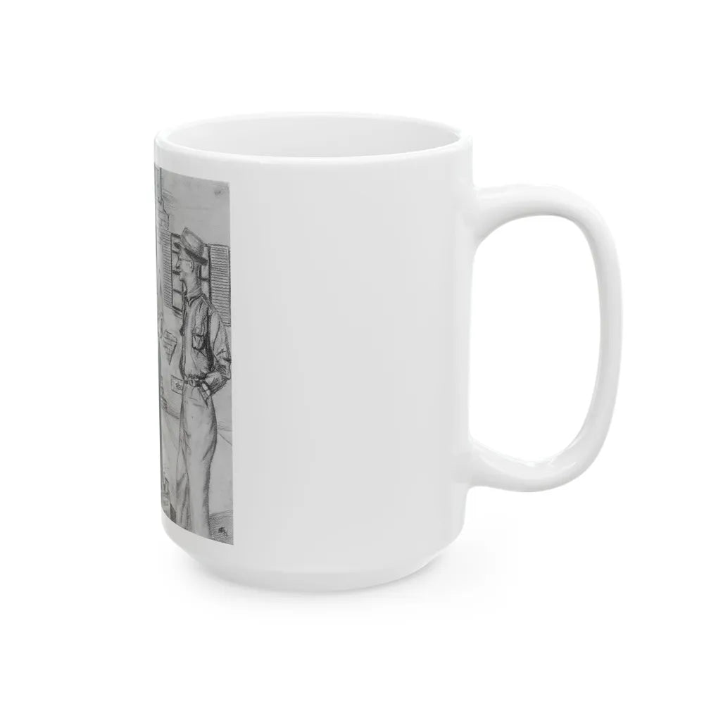 Attributed - The Greengate Bus Depot, 1958 - White Coffee Mug-Go Mug Yourself