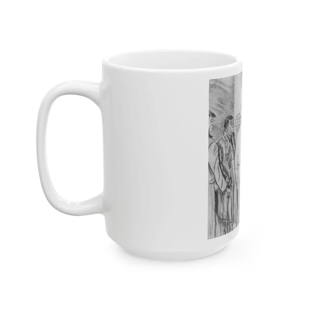 Attributed - The Greengate Bus Depot, 1958 - White Coffee Mug-Go Mug Yourself