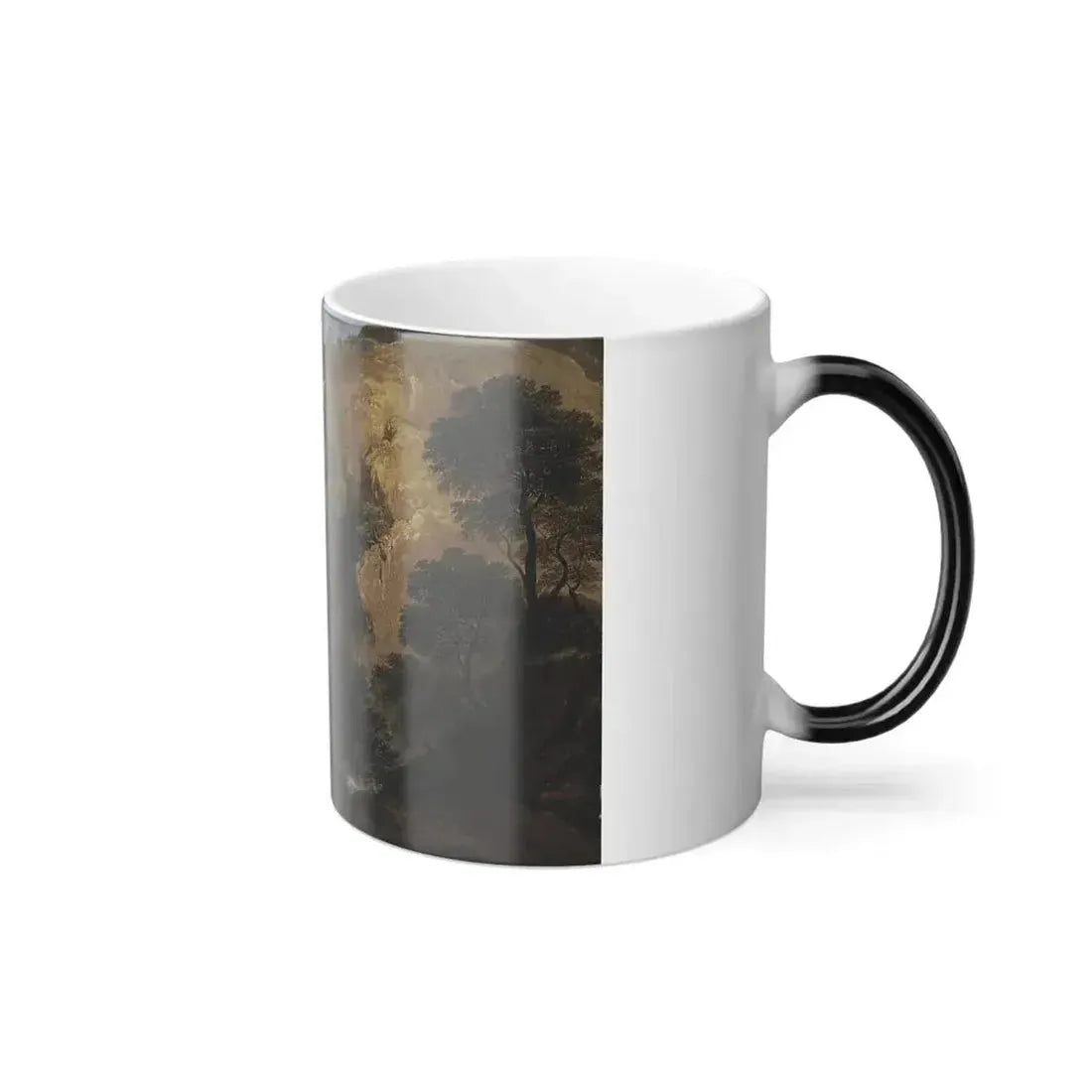 Attributed to John Glover (1767-1849) The Marmore Falls at Terni, Umbria - Oil on Canvas - Color Changing Mug 11oz - Go Mug Yourself