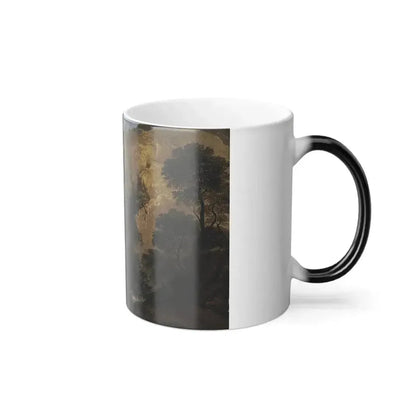 Attributed to John Glover (1767-1849) The Marmore Falls at Terni, Umbria - Oil on Canvas - Color Changing Mug 11oz - Go Mug Yourself