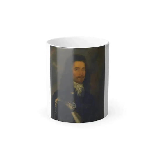 Attributed to Robert Walker (c1610-1658) Portrait of a Gentleman in Armour, Possibly Colonel Sir Willia-0 - Color Changing Mug 11oz 11oz - Go Mug Yourself