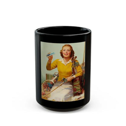 Attributed. Alka Seltzer ad illustration - Black Coffee Mug-15oz-Go Mug Yourself