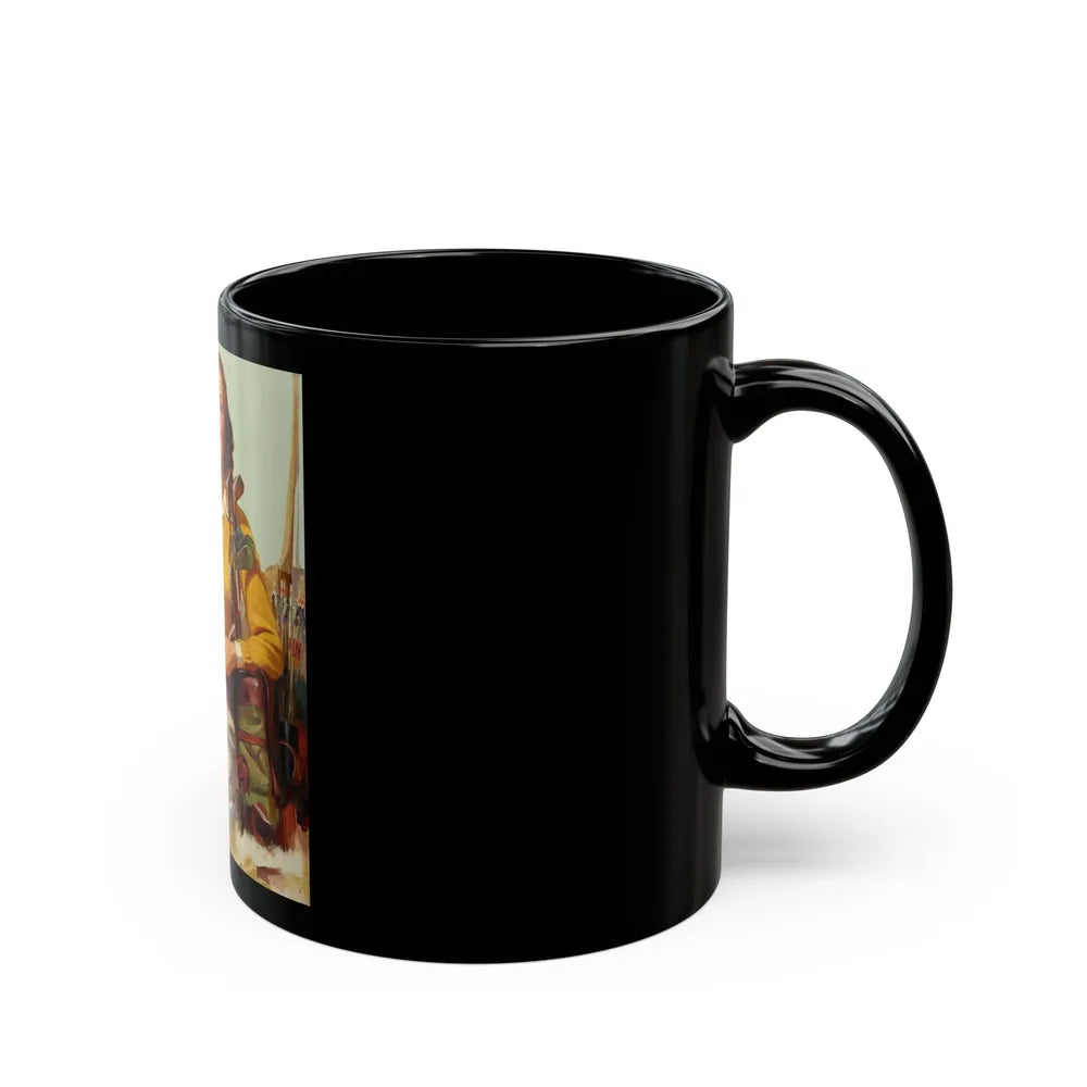 Attributed. Alka Seltzer ad illustration - Black Coffee Mug-Go Mug Yourself