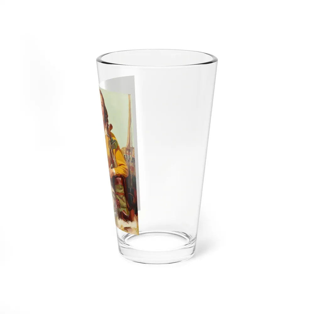 Attributed. Alka Seltzer ad illustration (Magazine Illustration) Pint Glass 16oz-Go Mug Yourself