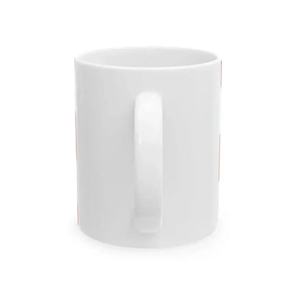 Aubange vlag officieel (Belgium) White Coffee Mug - Go Mug Yourself