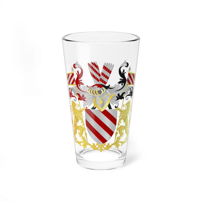 Aubange wapen (Belgium) (Coat of Arms) Pint Glass 16oz - Go Mug Yourself