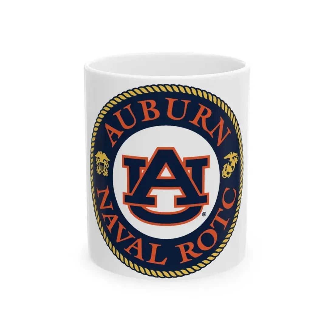 Auburn University NROTC (U.S. Navy) White Coffee Mug 11oz - Go Mug Yourself