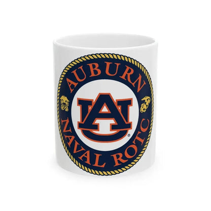 Auburn University NROTC (U.S. Navy) White Coffee Mug 11oz - Go Mug Yourself