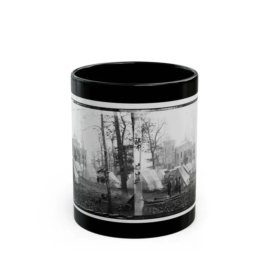 Auburn, Va., Vicinity.   Castle Murray  (Five Miles Southeast Of Warrenton), Headquarters Of Gen. Alfred Pleasonton (U.S. Civil War) Black Coffee Mug 11oz - Go Mug Yourself