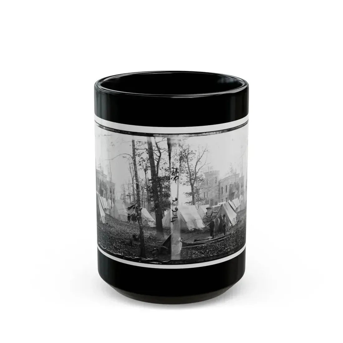 Auburn, Va., Vicinity.   Castle Murray  (Five Miles Southeast Of Warrenton), Headquarters Of Gen. Alfred Pleasonton (U.S. Civil War) Black Coffee Mug 15oz - Go Mug Yourself