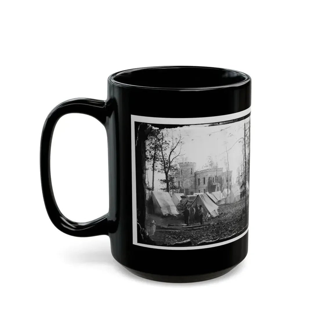 Auburn, Va., Vicinity.   Castle Murray  (Five Miles Southeast Of Warrenton), Headquarters Of Gen. Alfred Pleasonton (U.S. Civil War) Black Coffee Mug - Go Mug Yourself