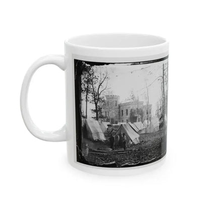 Auburn, Va., Vicinity.   Castle Murray  (Five Miles Southeast Of Warrenton), Headquarters Of Gen. Alfred Pleasonton (U.S. Civil War) White Coffee Mug - Go Mug Yourself