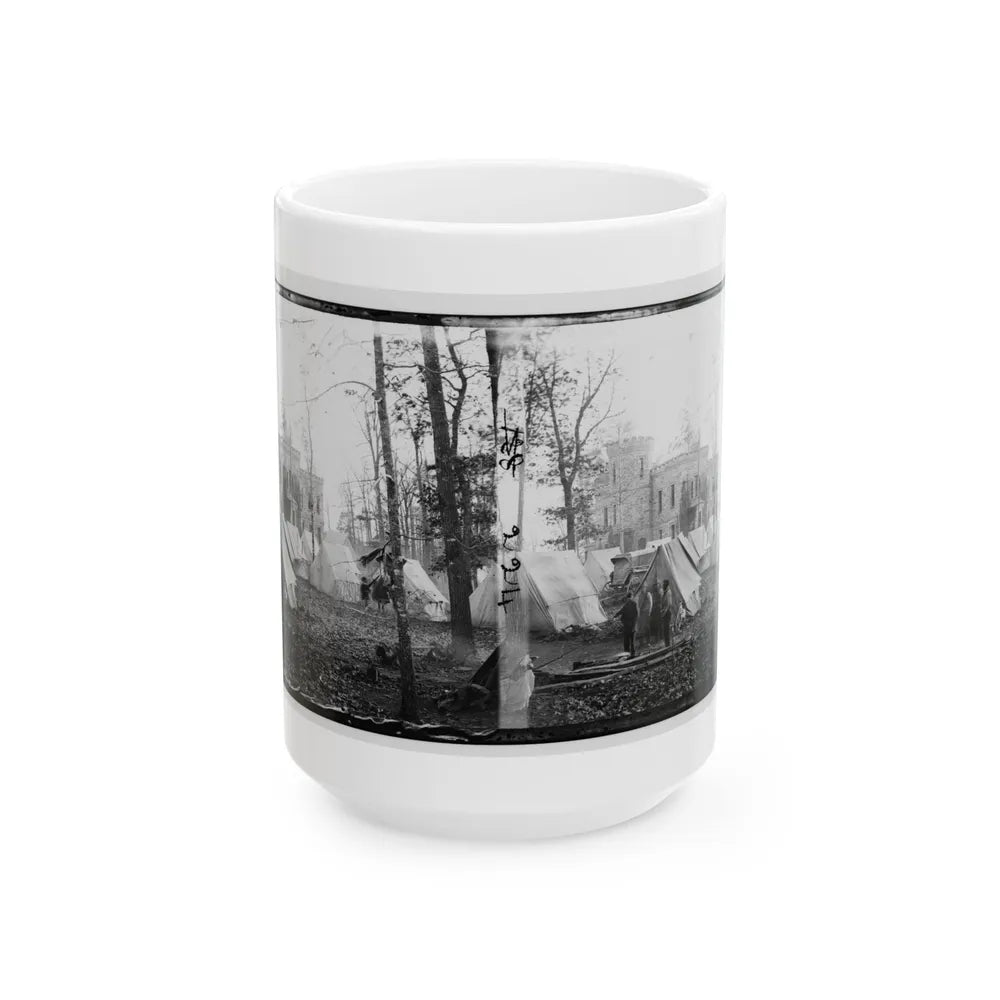 Auburn, Va., Vicinity. Castle Murray (Five Miles Southeast Of Warrenton), Headquarters Of Gen. Alfred Pleasonton (U.S. Civil War) White Coffee Mug-15oz-Go Mug Yourself