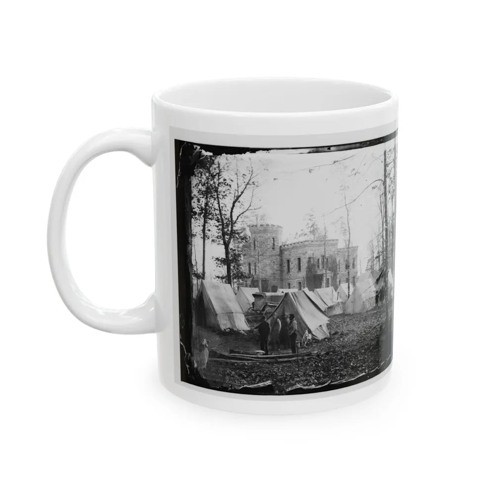 Auburn, Va., Vicinity. Castle Murray (Five Miles Southeast Of Warrenton), Headquarters Of Gen. Alfred Pleasonton (U.S. Civil War) White Coffee Mug-Go Mug Yourself