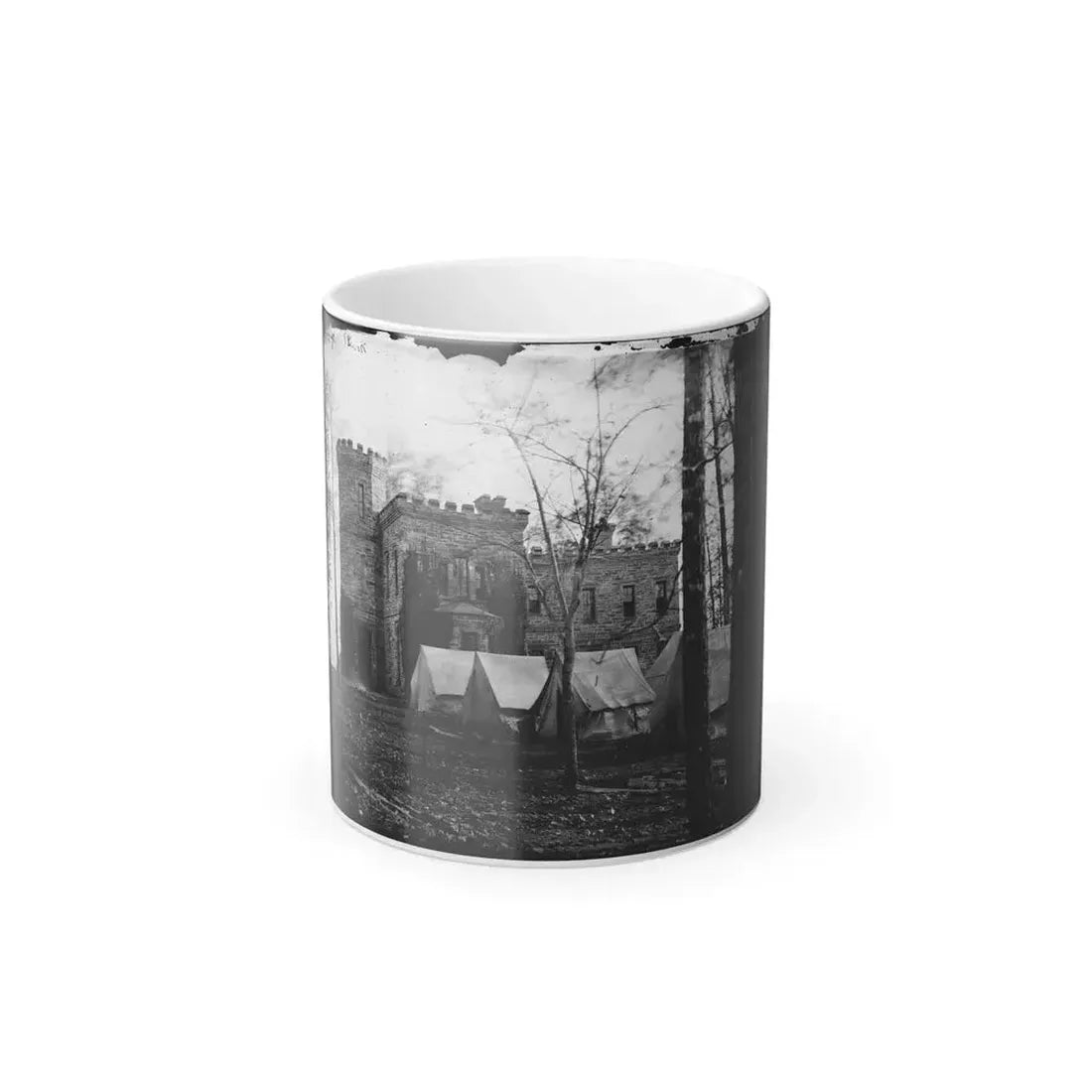 Auburn, Virginia.  Castle Murray  (Five Miles Southeast of Warrenton), Headquarters of Gen. Alfred Pleasonton (U.S. Civil War) Color Changing Coffee Mug 11oz - Go Mug Yourself