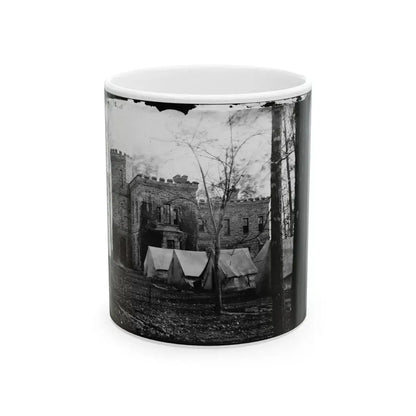 Auburn, Virginia.  Castle Murray  (Five Miles Southeast Of Warrenton), Headquarters Of Gen. Alfred Pleasonton (U.S. Civil War) White Coffee Mug 11oz - Go Mug Yourself