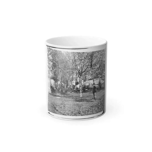 Auburn, Virginia. Evening Music at General Alfred Pleasonton's Headquarters (U.S. Civil War) Color Changing Coffee Mug 11oz Default Title 11oz - Go Mug Yourself