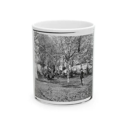 Auburn, Virginia. Evening Music At General Alfred Pleasonton's Headquarters (U.S. Civil War) White Coffee Mug 11oz - Go Mug Yourself