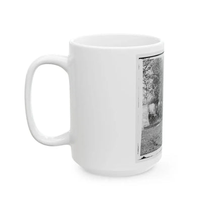 Auburn, Virginia. Evening Music At General Alfred Pleasonton's Headquarters (U.S. Civil War) White Coffee Mug - Go Mug Yourself
