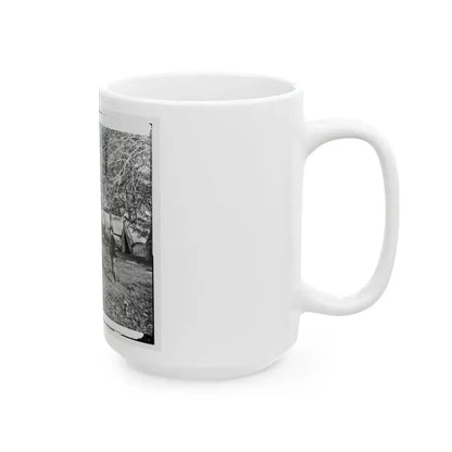 Auburn, Virginia. Evening Music At General Alfred Pleasonton's Headquarters (U.S. Civil War) White Coffee Mug - Go Mug Yourself