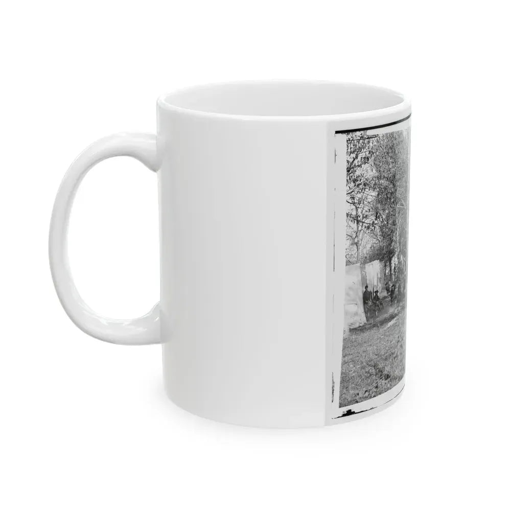 Auburn, Virginia. Evening Music At General Alfred Pleasonton's Headquarters (U.S. Civil War) White Coffee Mug - Go Mug Yourself