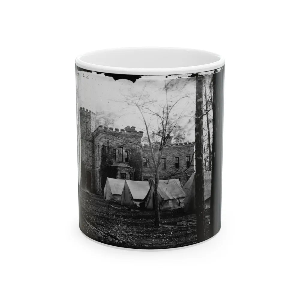 Auburn, Virginia. Castle Murray (Five Miles Southeast Of Warrenton), Headquarters Of Gen. Alfred Pleasonton (U.S. Civil War) White Coffee Mug-11oz-Go Mug Yourself