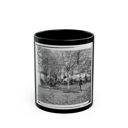 Auburn, Virginia. Evening Music At General Alfred Pleasonton's Headquarters (U.S. Civil War) Black Coffee Mug-11oz-Go Mug Yourself