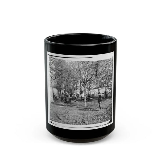 Auburn, Virginia. Evening Music At General Alfred Pleasonton's Headquarters (U.S. Civil War) Black Coffee Mug-15oz-Go Mug Yourself