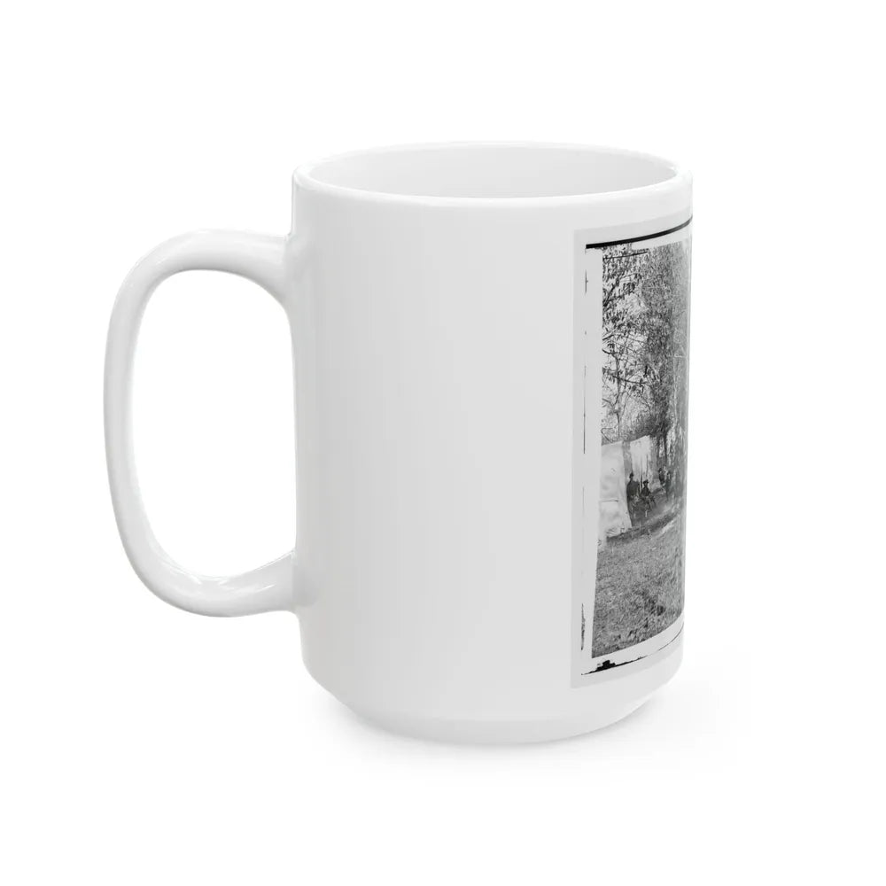 Auburn, Virginia. Evening Music At General Alfred Pleasonton's Headquarters (U.S. Civil War) White Coffee Mug-Go Mug Yourself