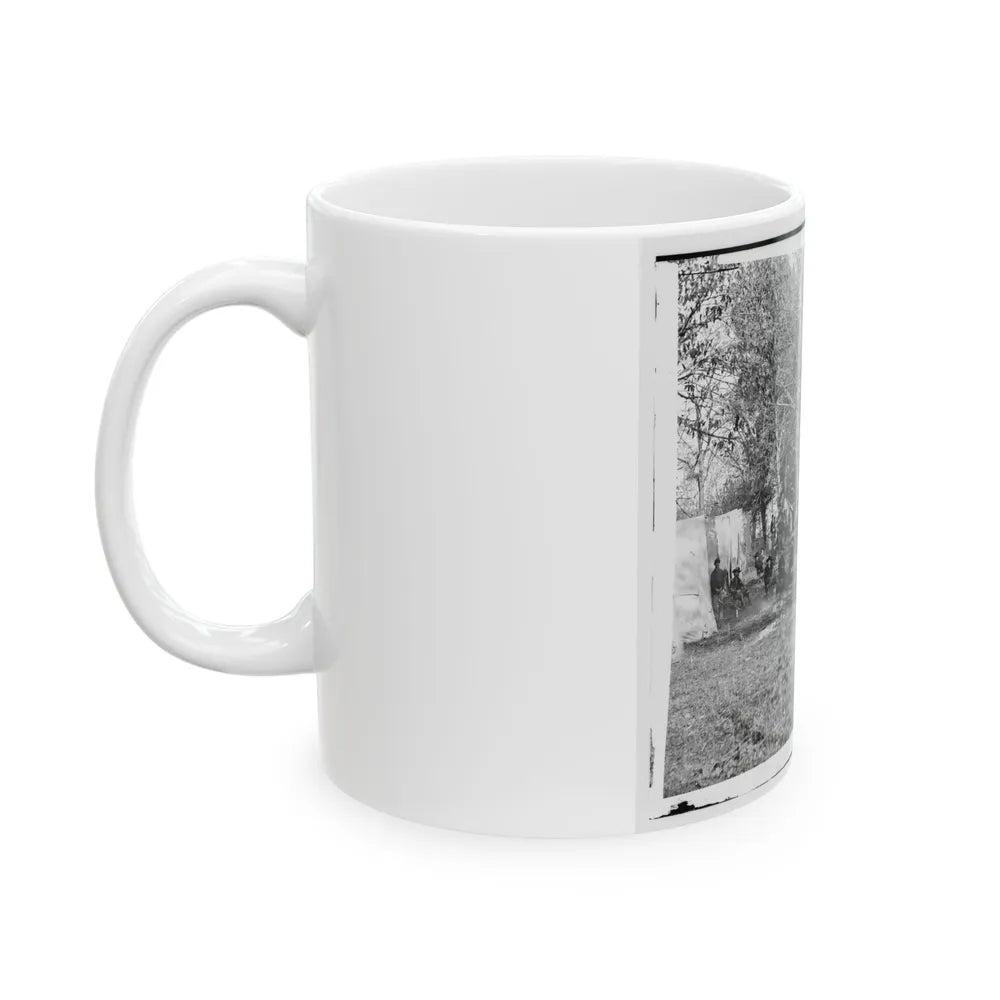 Auburn, Virginia. Evening Music At General Alfred Pleasonton's Headquarters (U.S. Civil War) White Coffee Mug-Go Mug Yourself