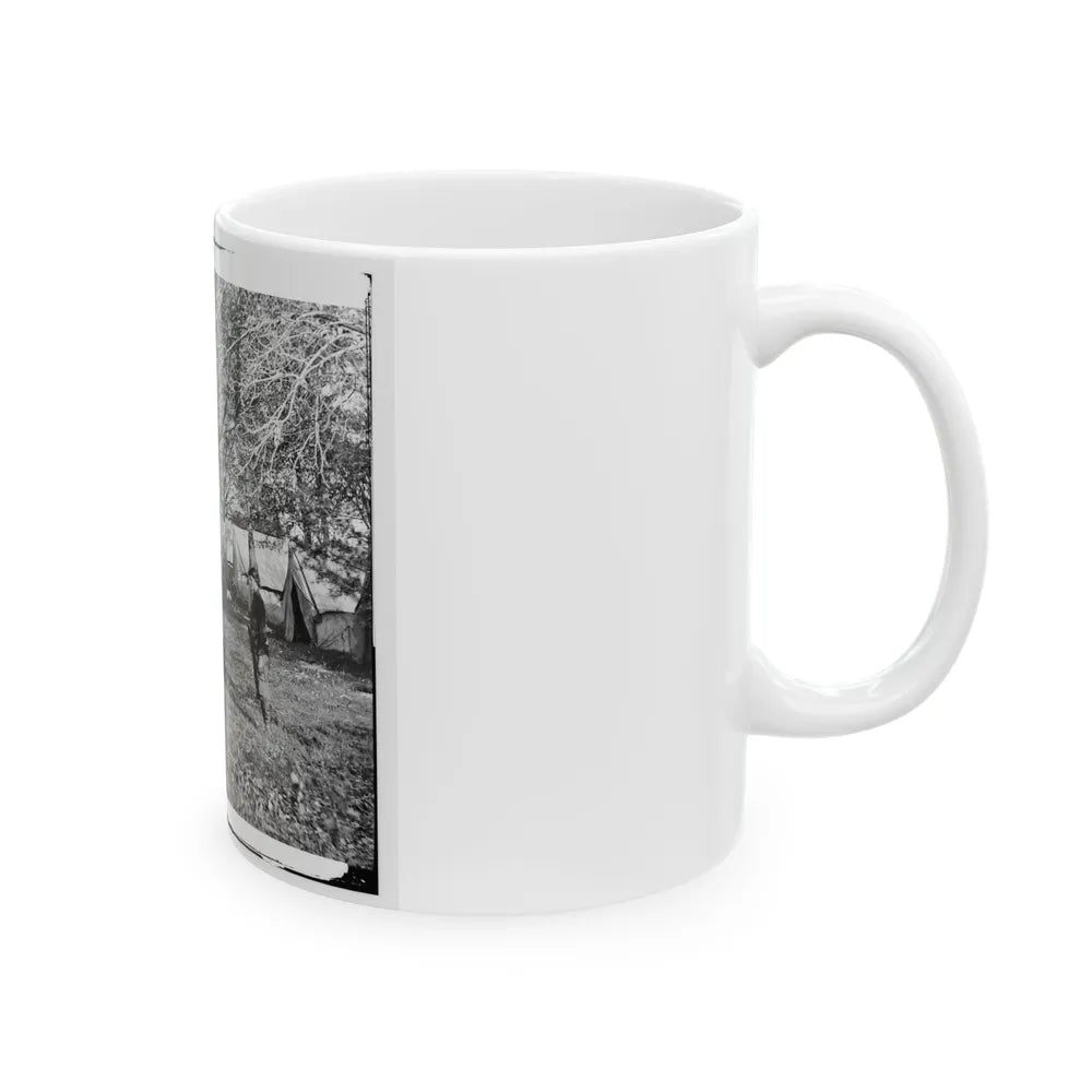 Auburn, Virginia. Evening Music At General Alfred Pleasonton's Headquarters (U.S. Civil War) White Coffee Mug-Go Mug Yourself