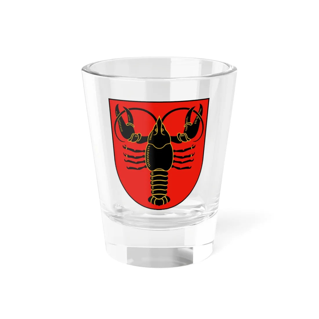 Auce COA (Latvia) (Coat of Arms) Shot Glass 1.5oz 1.5oz - Go Mug Yourself