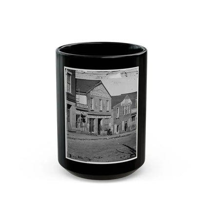 Auction & Negro Sales,  Whitehall Street (U.S. Civil War) Black Coffee Mug 15oz - Go Mug Yourself