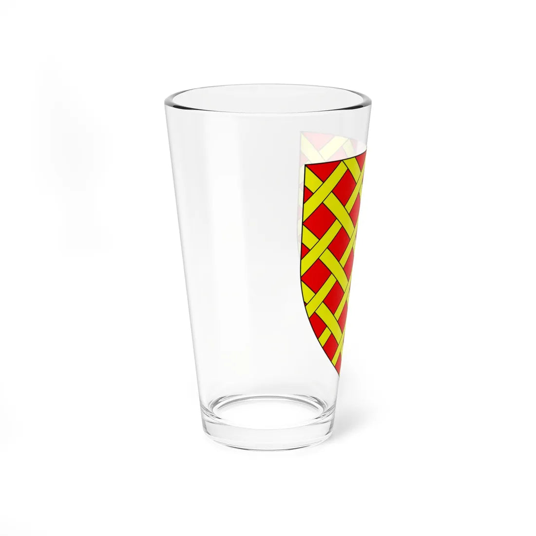 AudleyArms GulesFrettyOr (England) (Coat of Arms) Pint Glass 16oz - Go Mug Yourself