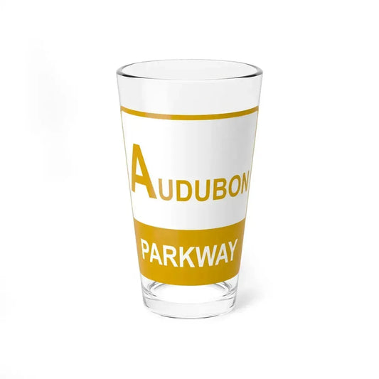 Audubon Parkway Shield (Kentucky) (Road Sign) Pint Glass 16oz 16oz - Go Mug Yourself