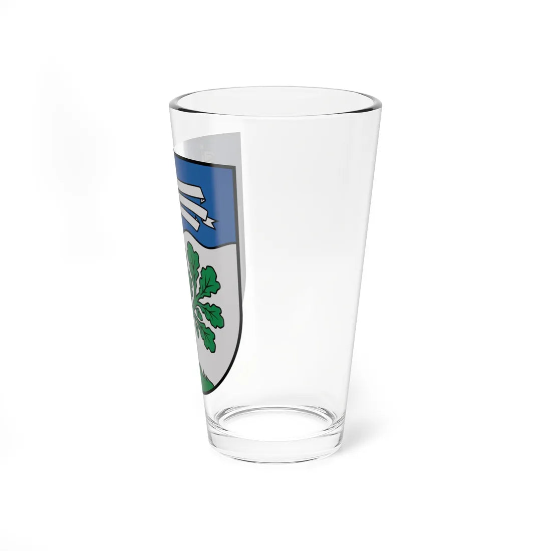 Augšdaugavas novada ģerbonis (Latvia) (Coat of Arms) Pint Glass 16oz - Go Mug Yourself