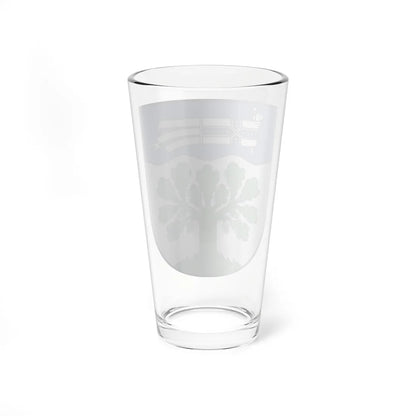 Augšdaugavas novada ģerbonis (Latvia) (Coat of Arms) Pint Glass 16oz - Go Mug Yourself