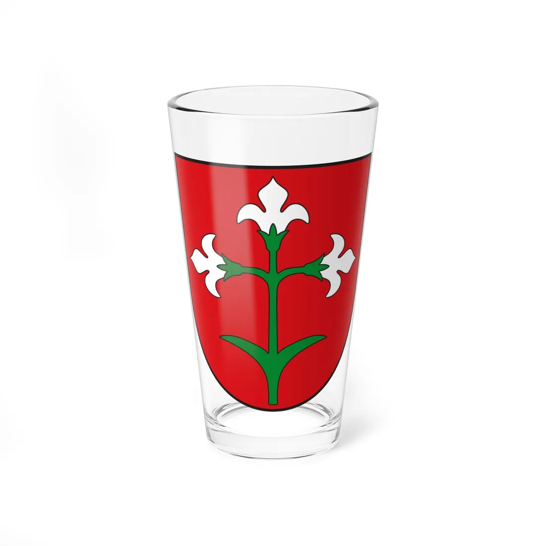 Augio wappen (Switzerland) (Coat of Arms) Pint Glass 16oz 16oz - Go Mug Yourself