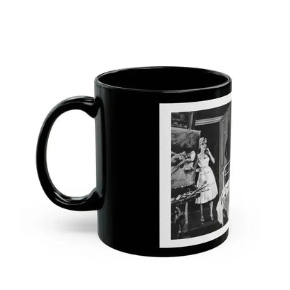 Aunt Hypatia, Adam magazine, May 1959 - Black Coffee Mug - Go Mug Yourself
