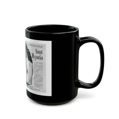 Aunt Hypatia, Adam magazine, May 1959 - Black Coffee Mug - Go Mug Yourself