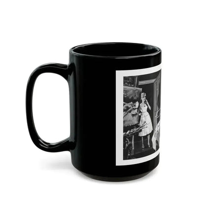 Aunt Hypatia, Adam magazine, May 1959 - Black Coffee Mug - Go Mug Yourself
