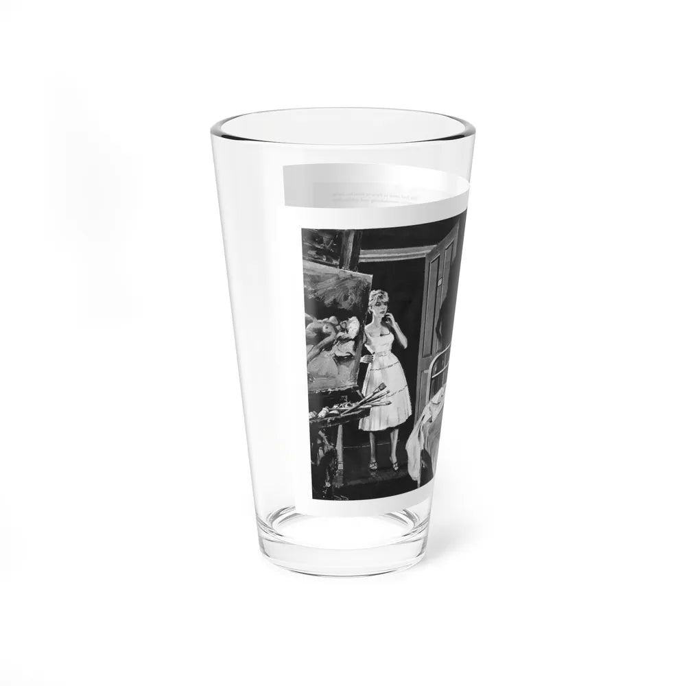 Aunt Hypatia, Adam magazine, May 1959 (Magazine Illustration) Pint Glass 16oz-Go Mug Yourself